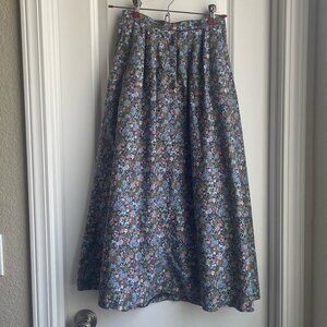 Women's Small Flower Skirt, Vintage, Size 6